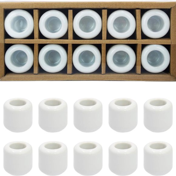 10 pcs Ceramic Chime Candle Holder Set, Great for Casting Chimes, Rituals, Spell - Picture 1 of 3